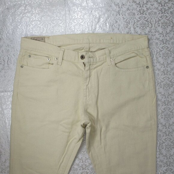 POLO Ralph Lauren Cream Skinny Jeans Size 32 - Picture 2 of 7